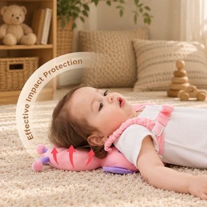 Safety Pillow Backpack - Baby Head Protection Head Protector Backpack PP Cotton Filling For Toddler Crawling Walking Safety Cushion Newborn Boy & Girl