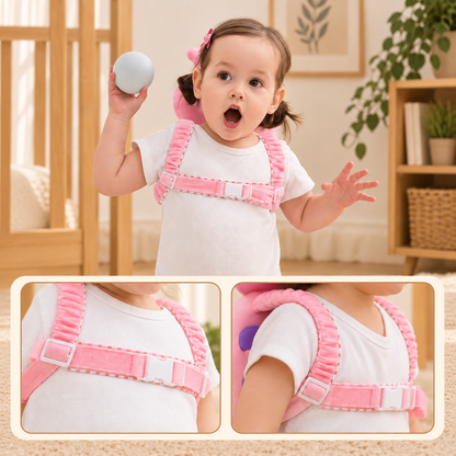 Safety Pillow Backpack - Baby Head Protection Head Protector Backpack PP Cotton Filling For Toddler Crawling Walking Safety Cushion Newborn Boy & Girl