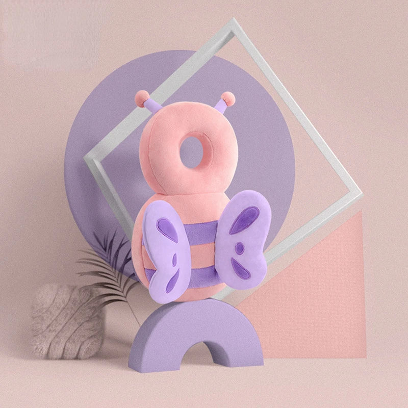 Cozy Cartoon Baby Headrest Pillow - Ultimate Fall Protection for Toddlers