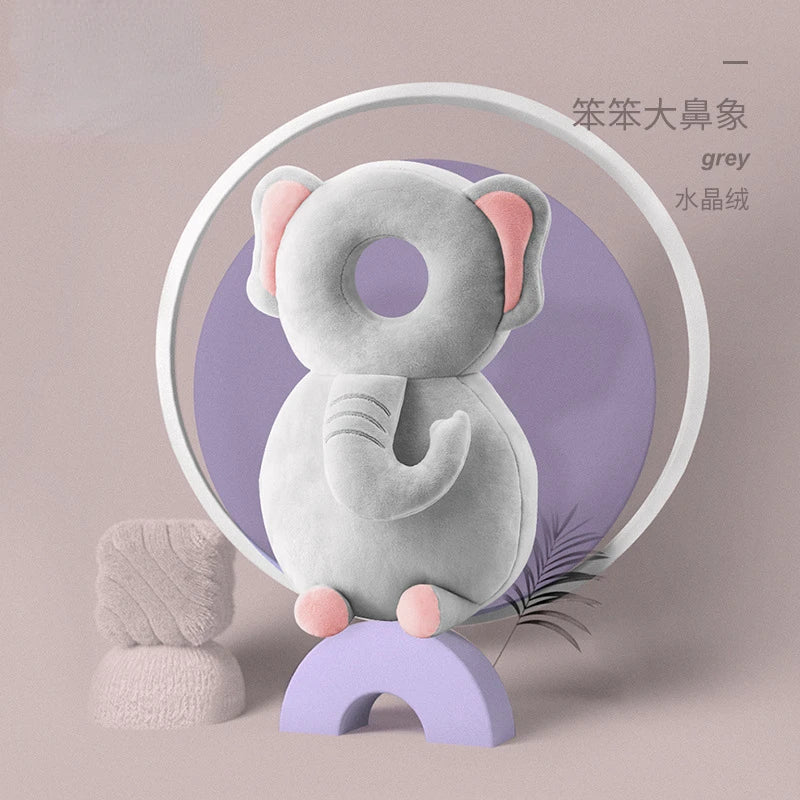 Cozy Cartoon Baby Headrest Pillow - Ultimate Fall Protection for Toddlers