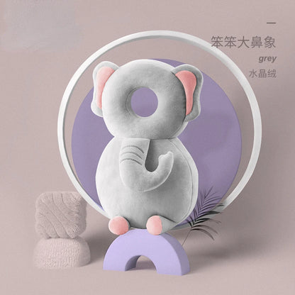Cozy Cartoon Baby Headrest Pillow - Ultimate Fall Protection for Toddlers