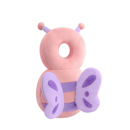 Cozy Cartoon Baby Headrest Pillow - Ultimate Fall Protection for Toddlers
