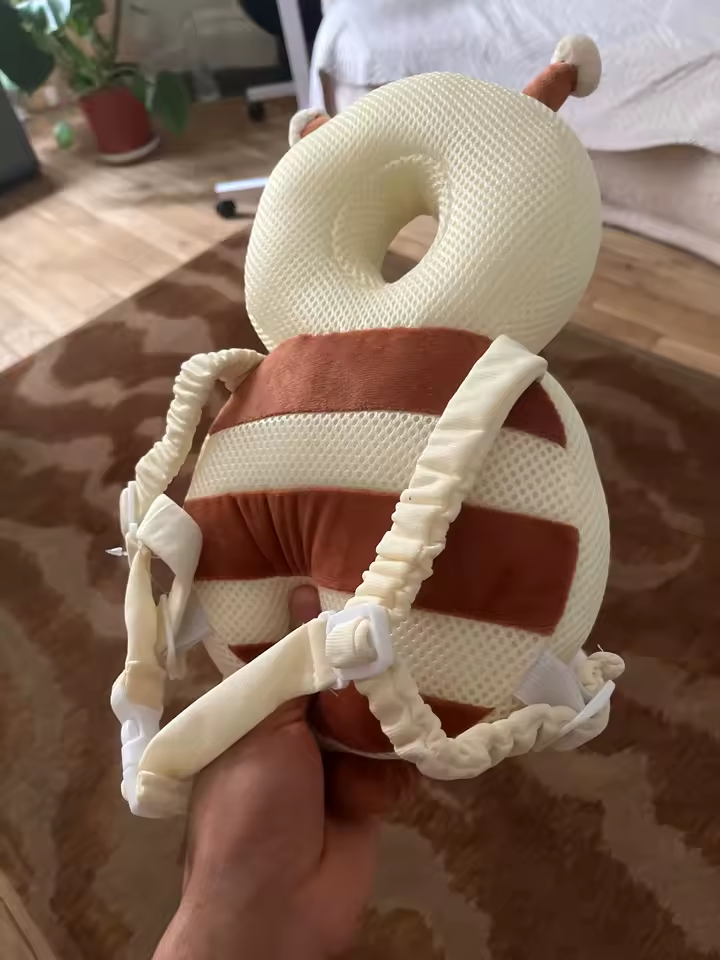 Safety Pillow Backpack - Baby Head Protection Head Protector Backpack PP Cotton Filling For Toddler Crawling Walking Safety Cushion Newborn Boy & Girl