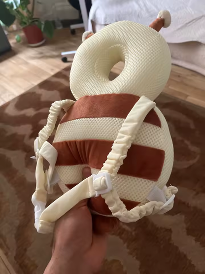 Safety Pillow Backpack - Baby Head Protection Head Protector Backpack PP Cotton Filling For Toddler Crawling Walking Safety Cushion Newborn Boy & Girl